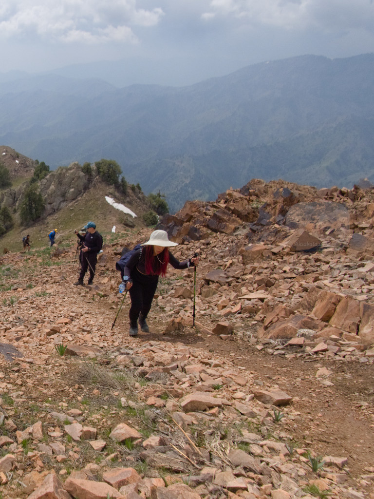 туристы, подъём